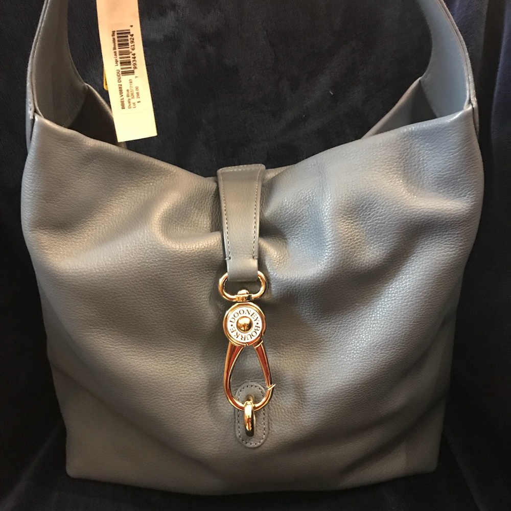Dooney & Bourke Belvedere Logo Lock Shoulder Bag